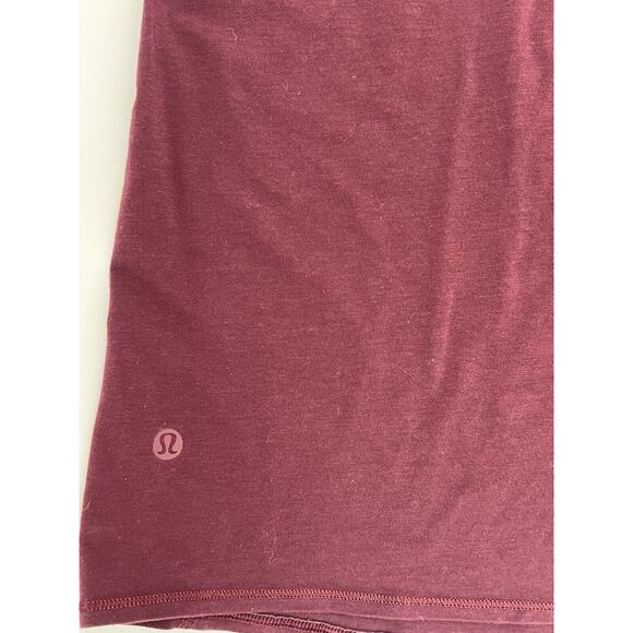 Lululemon Size 4 Athletic Top Open Up Tank Women Maroon Red Sleeveless Open Back - Picture 2 of 7